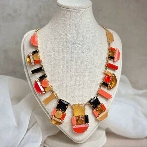 Kate Spade Vibrant Red and Gold Necklace